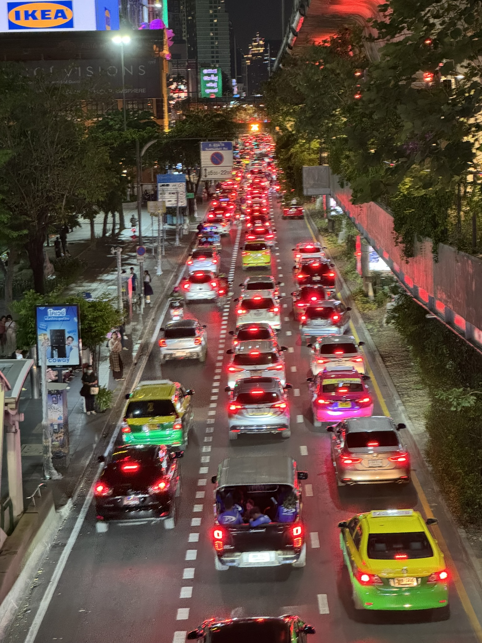拥堵的街道