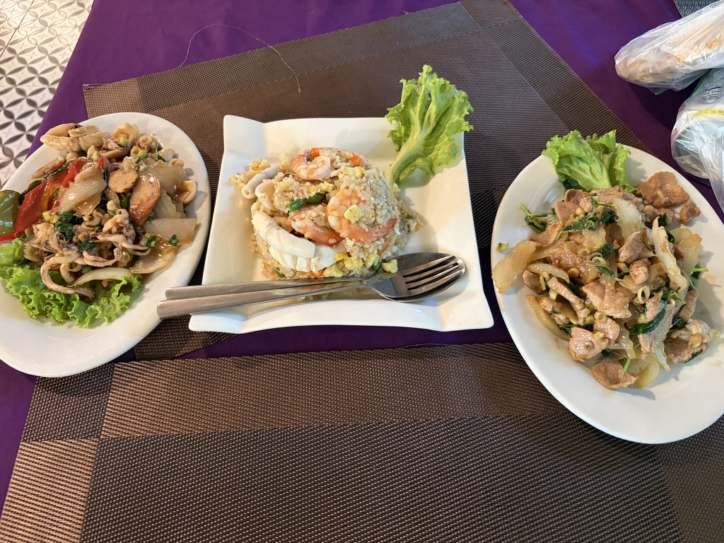 炒鱿鱼 炒饭 炒猪肉